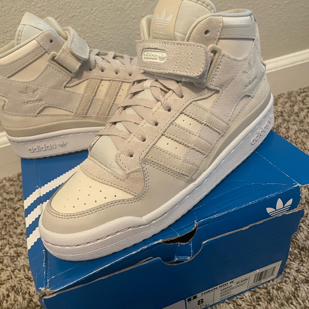 Adidas High Top Tennis Shoes